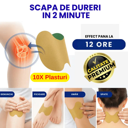 10 X Plasturi Magici Pentru Reducerea Durerilor FlashCalm™